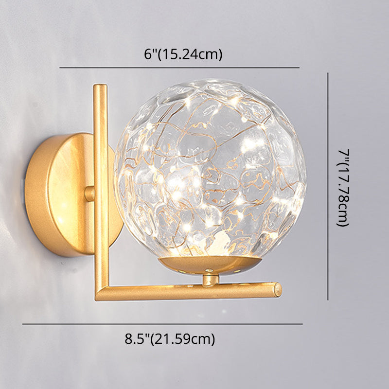 Skørter | 1 Head Ambient Lighting Wall Lamp Creative Star Light Wall Lamp for Bedroom