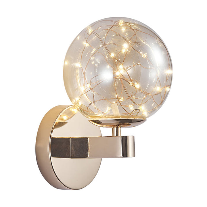 Lisslune | Nordic Modern Wall Light Round Shape Star Wall Lamp for Bedroom Living Room
