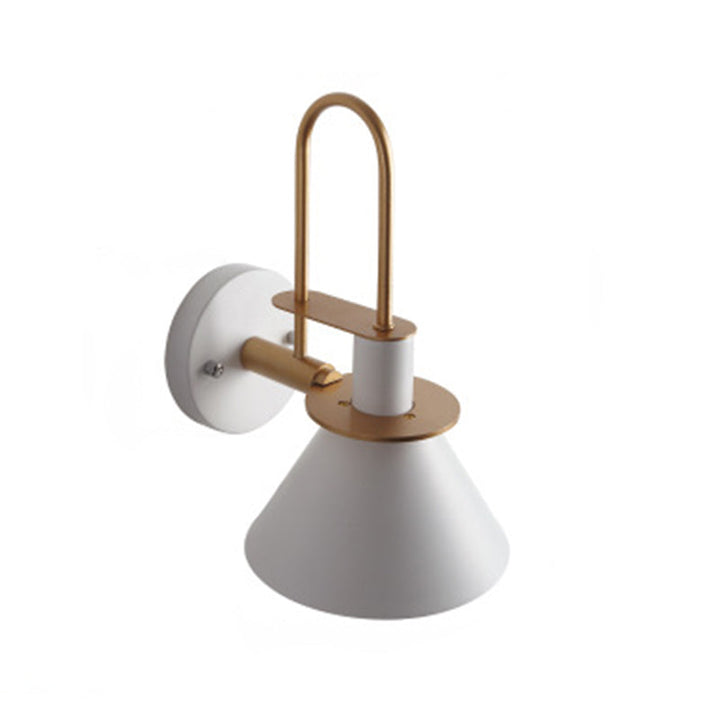 Skørter | Macaroon Style Wall Light Metal Colorful Wall Lamp for Hotel Bedroom