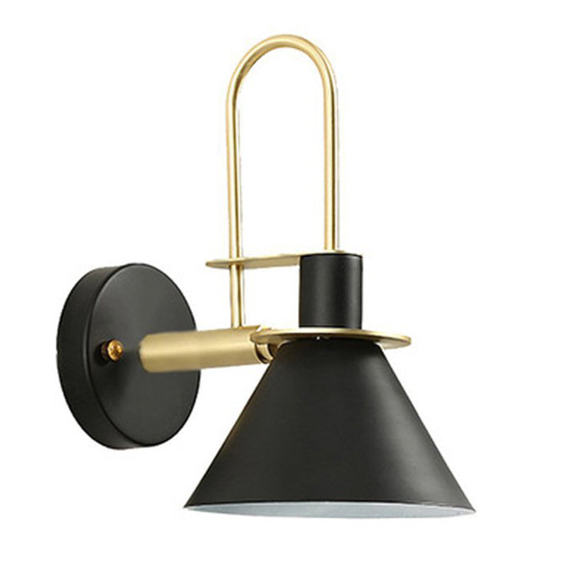 Skørter | Macaroon Style Wall Light Metal Colorful Wall Lamp for Hotel Bedroom