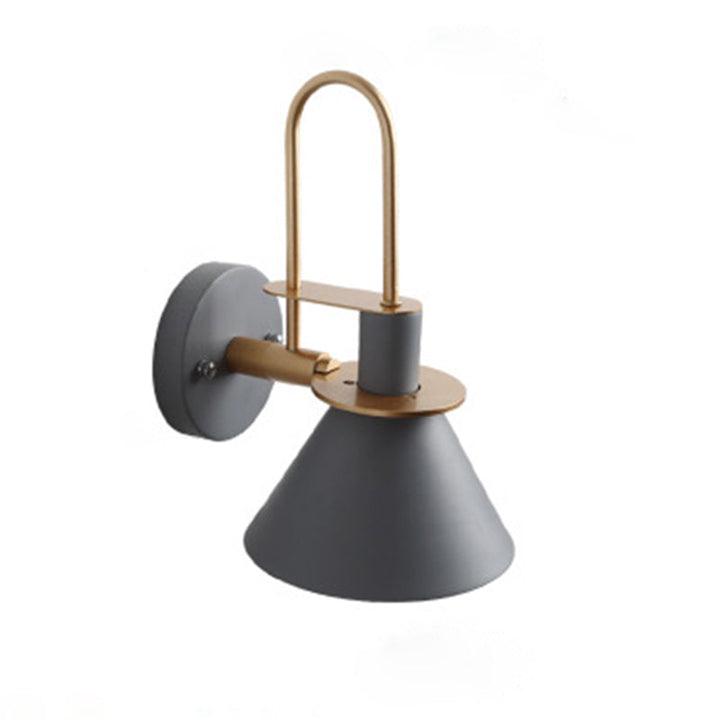 Skørter | Macaroon Style Wall Light Metal Colorful Wall Lamp for Hotel Bedroom