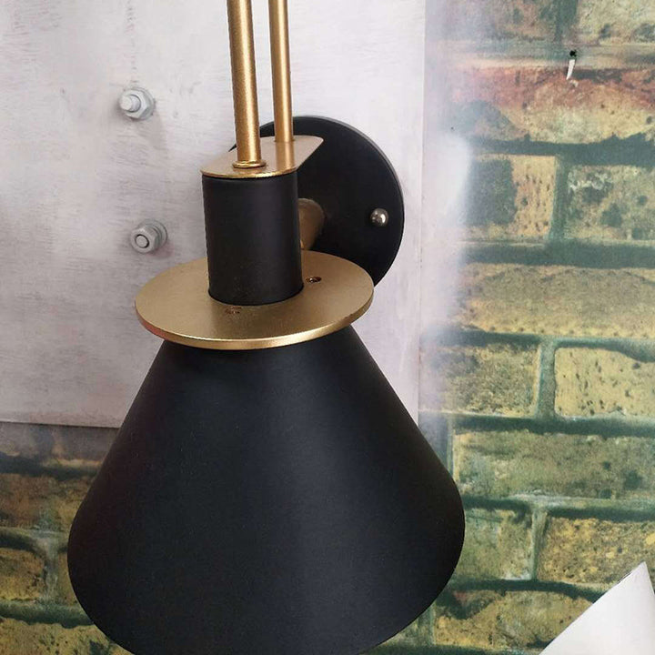 Skørter | Macaroon Style Wall Light Metal Colorful Wall Lamp for Hotel Bedroom