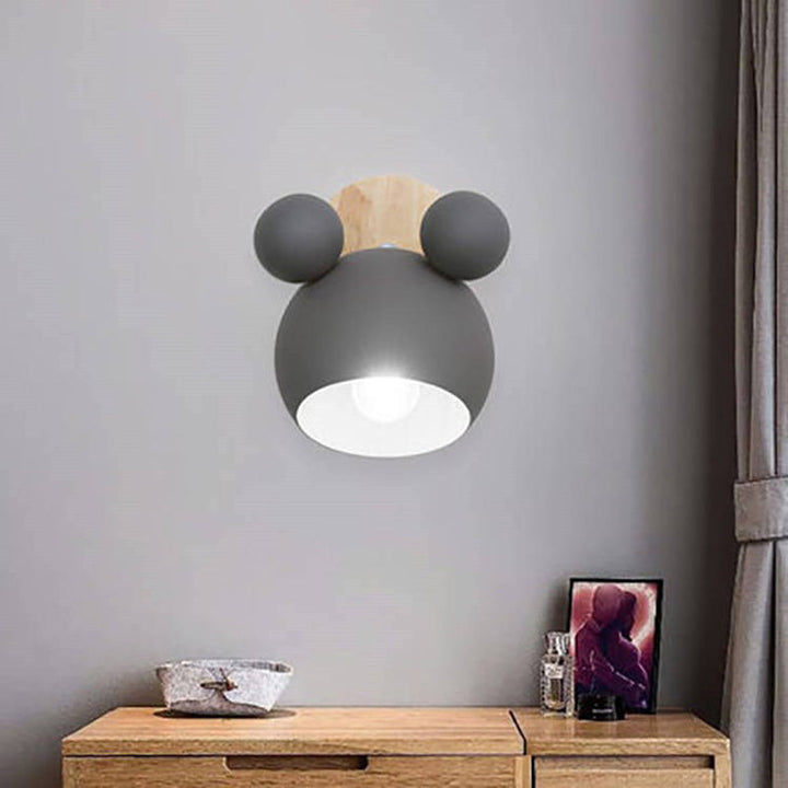 Lisslune | Lover Mickey Wall Lamp Nordic Macaroon Wall Lamp with Adjustable Head