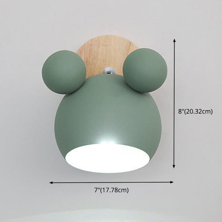 Lisslune | Lover Mickey Wall Lamp Nordic Macaroon Wall Lamp with Adjustable Head