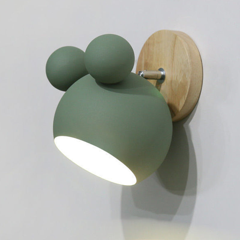 Lisslune | Lover Mickey Wall Lamp Nordic Macaroon Wall Lamp with Adjustable Head