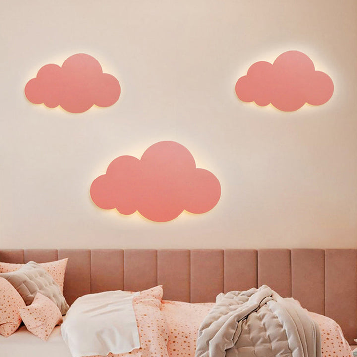 Skørter | Cloud-shaped Macaroon Wall Lamp Colorful Acrylic Shade Wall Lamp for Bedroom