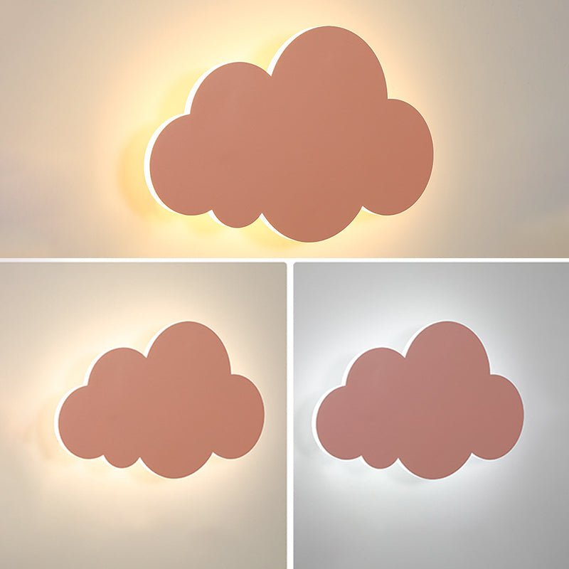 Skørter | Cloud-shaped Macaroon Wall Lamp Colorful Acrylic Shade Wall Lamp for Bedroom