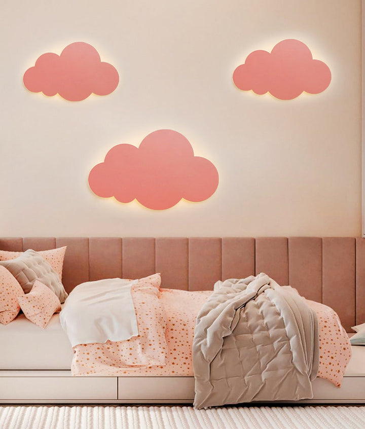 Skørter | Cloud-shaped Macaroon Wall Lamp Colorful Acrylic Shade Wall Lamp for Bedroom