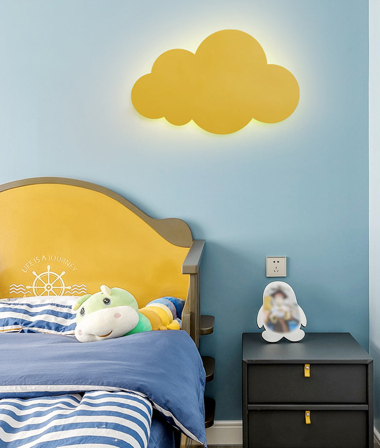 Skørter | Cloud-shaped Macaroon Wall Lamp Colorful Acrylic Shade Wall Lamp for Bedroom
