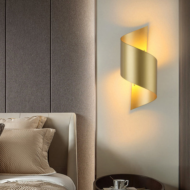 Lisslune | Mid-Century Wall Light Sconces Twist Ambient Lighting Wall Mount Lamp for Bedroom Living Room
