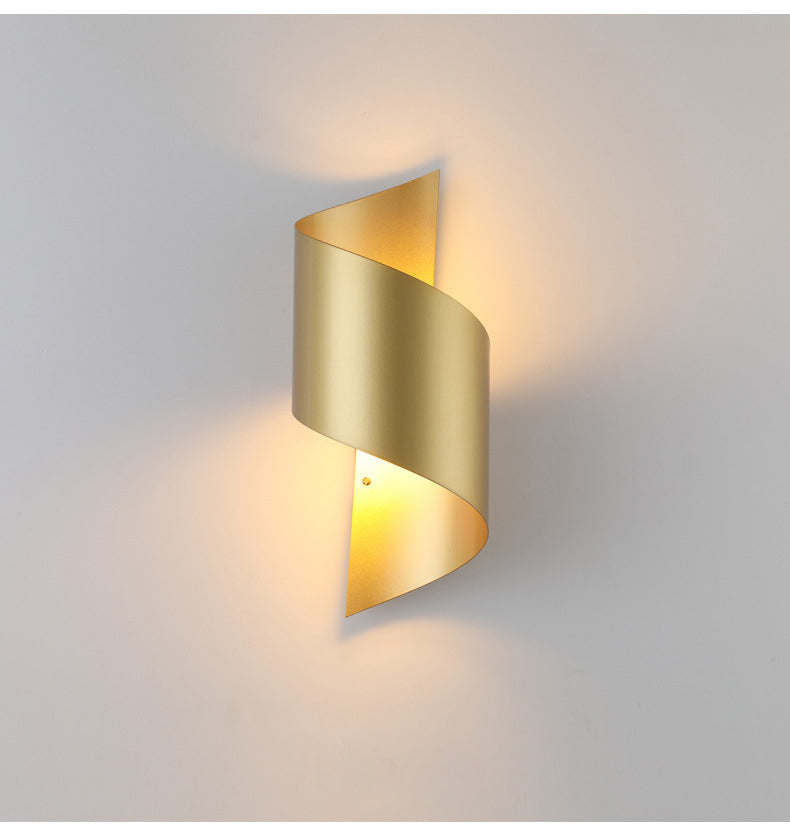 Lisslune | Mid-Century Wall Light Sconces Twist Ambient Lighting Wall Mount Lamp for Bedroom Living Room