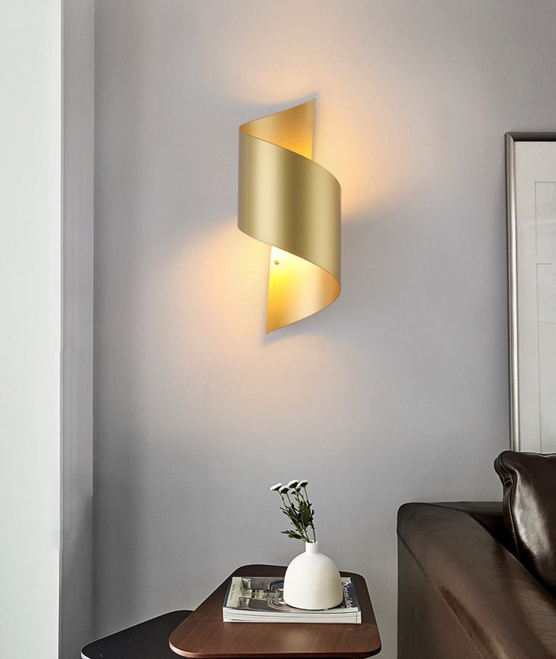 Lisslune | Mid-Century Wall Light Sconces Twist Ambient Lighting Wall Mount Lamp for Bedroom Living Room