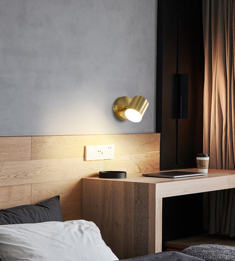 Lisslune | LED Postmodern Style Wall Lamp 1 Head Downlight Wall Mounted Lamp for Bedroom