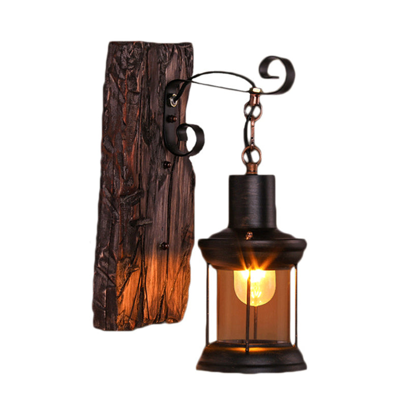 Skørter | Loft industrial style wall-mounted light wood wall lighting ideas for hallway restaurant