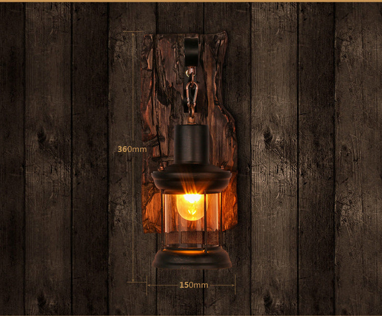 Skørter | Loft industrial style wall-mounted light wood wall lighting ideas for hallway restaurant