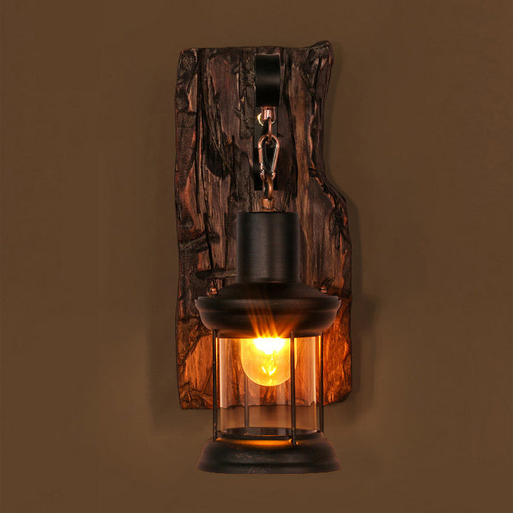 Skørter | Loft industrial style wall-mounted light wood wall lighting ideas for hallway restaurant