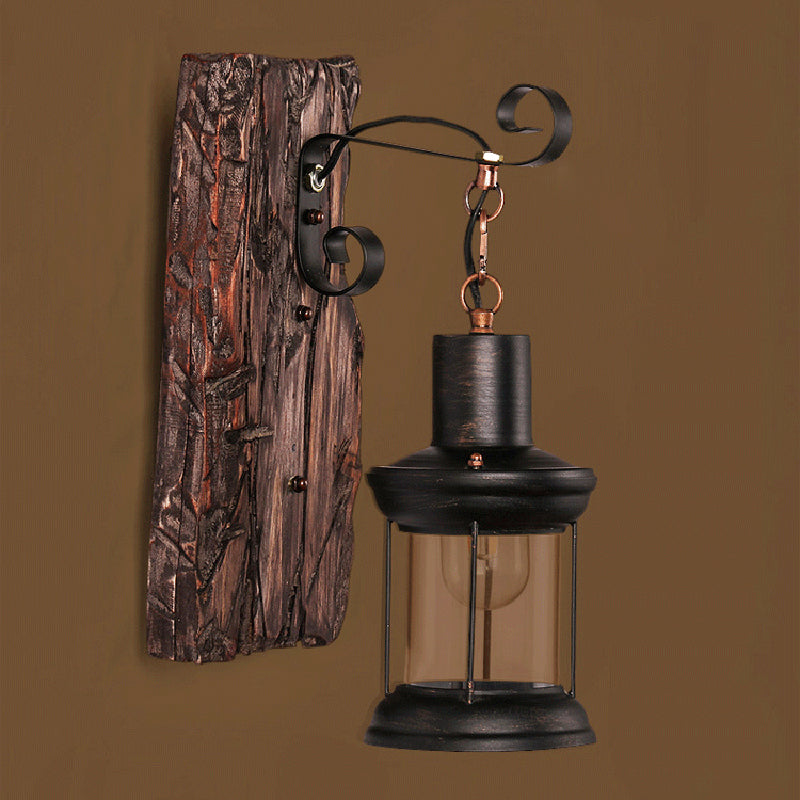 Skørter | Loft industrial style wall-mounted light wood wall lighting ideas for hallway restaurant