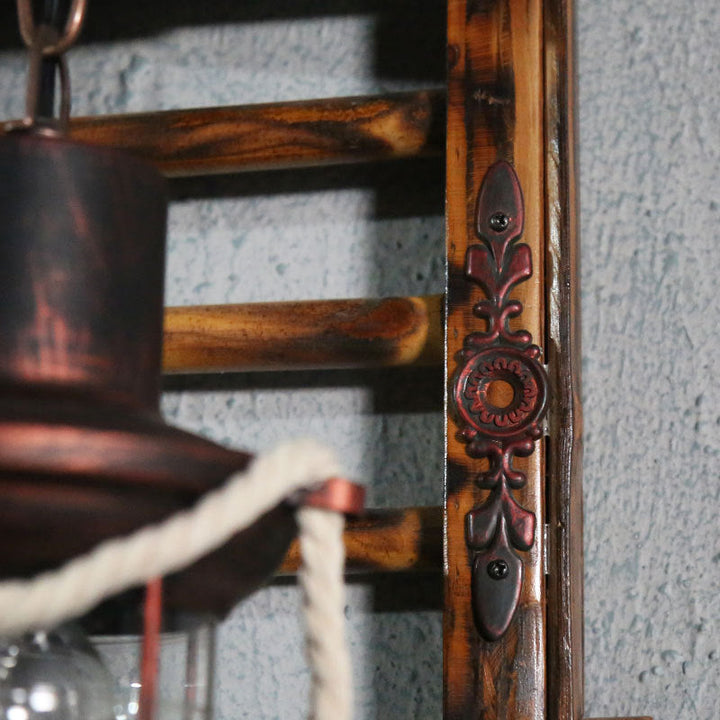 Skørter | Retro Rustical Style Wall Lighting Ideas Bamboo Hanging Table Pendant Wall Lamp for Attic Tea House