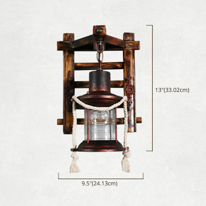 Skørter | Retro Rustical Style Wall Lighting Ideas Bamboo Hanging Table Pendant Wall Lamp for Attic Tea House