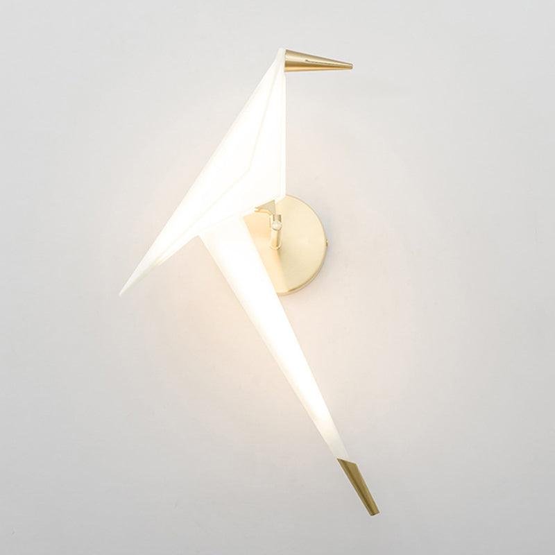 Lisslune | Art Creative Bird Wall Sconce LED Acrylic Shade Sconce Light for Restaurant Bedroom