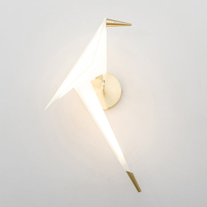 Lisslune | Art Creative Bird Wall Sconce LED Acrylic Shade Sconce Light for Restaurant Bedroom