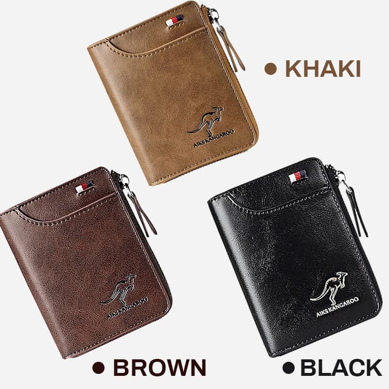 Lisslune | Men's Essentials-Multi-functional RFID Blocking Waterproof Durable PU Leather Wallet