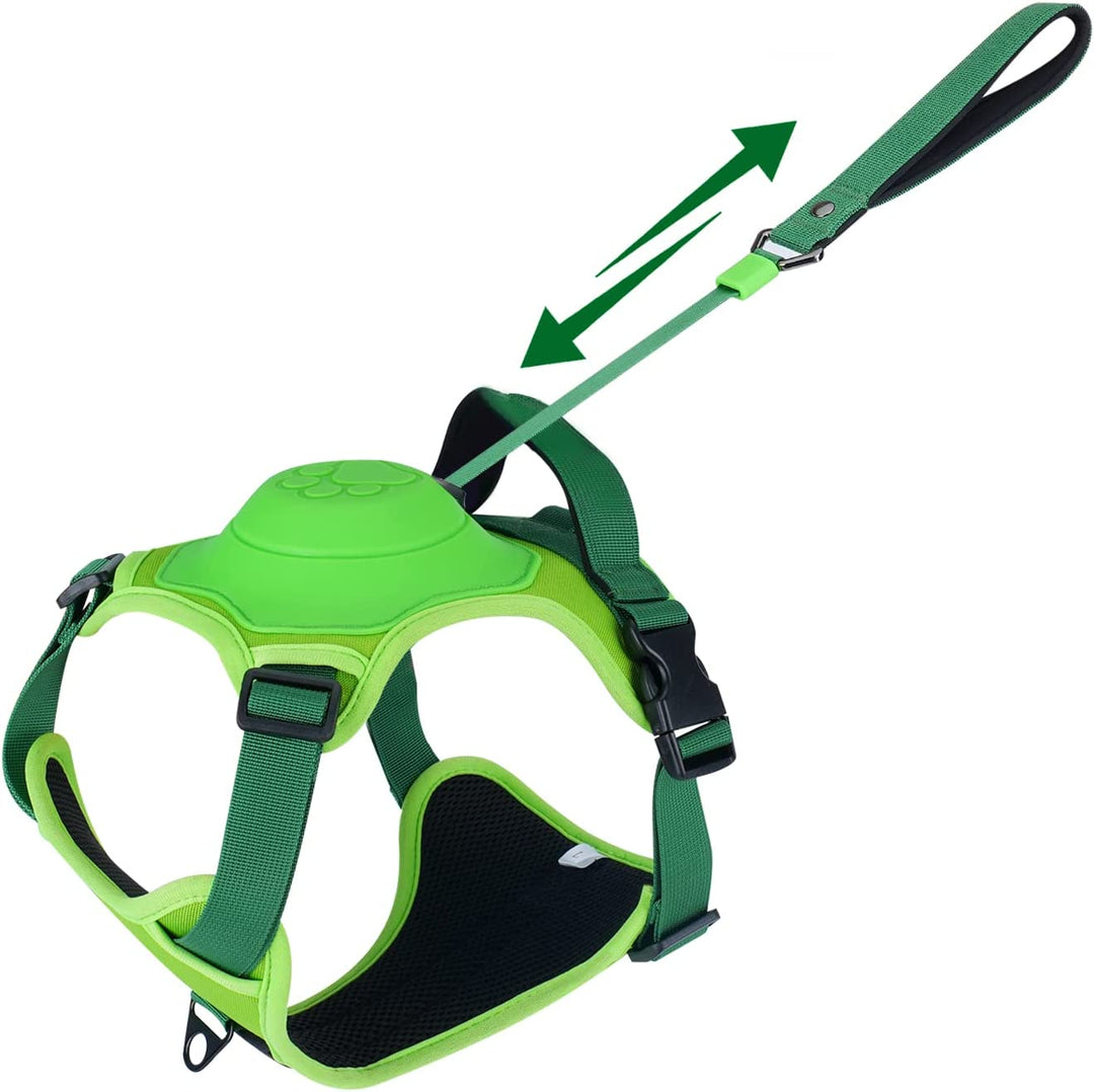 Lisslune | mamymarket™ - Dog Harness and Retractable Leash Set All-in-One