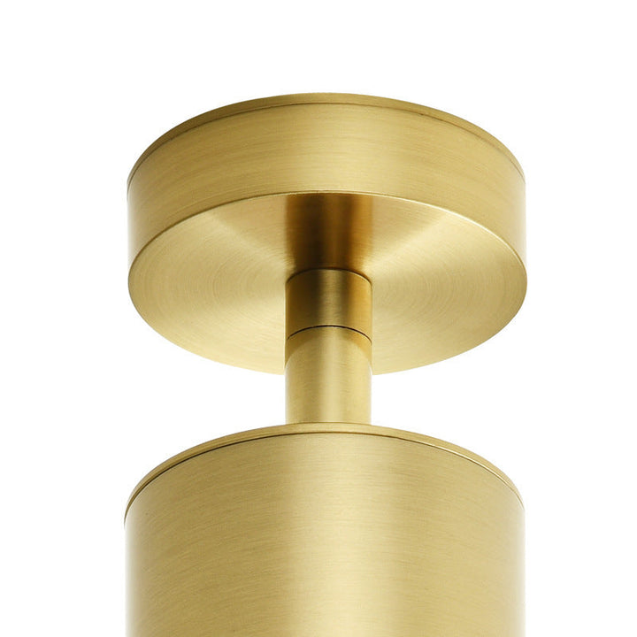 Skørter | Gold 1 Head Wall Mount Light Contemporary Metal Cylindrical Surface Wall Sconces