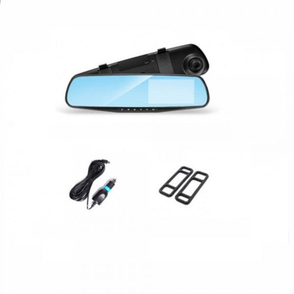 Lisslune | SafeMirror HD Rearview Mirror with Dashcam – 1080p, Motion Detection & Wide Angle