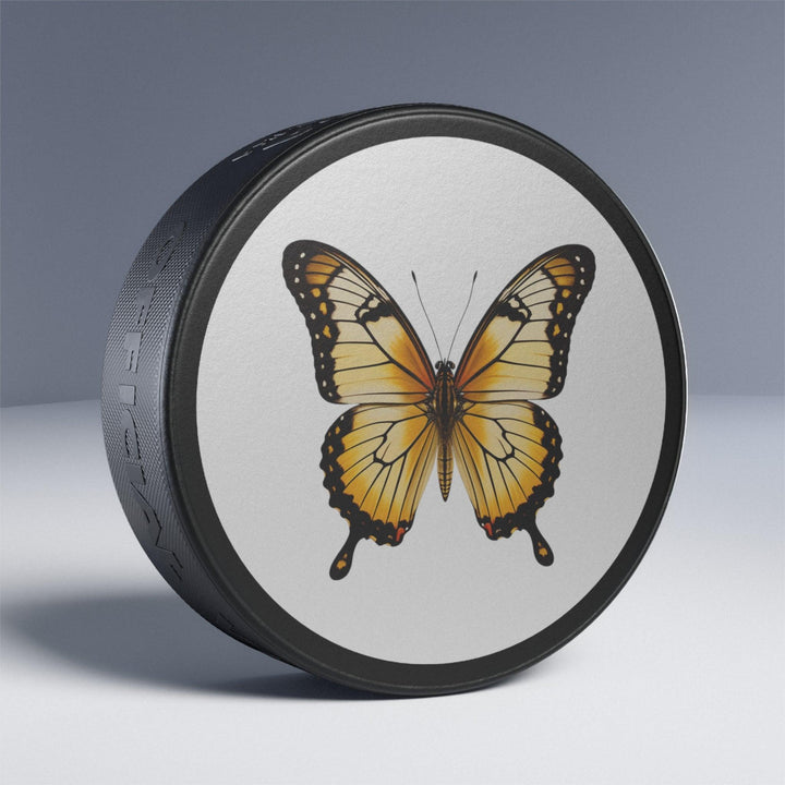 Lisslune | Elite Custom Black Hockey Puck: Luxury Fan Essentials