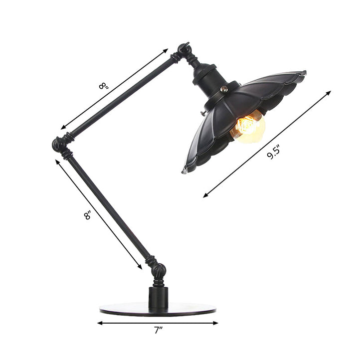 Lisslune | Lumineux - Vintage adjustable desk lamp
