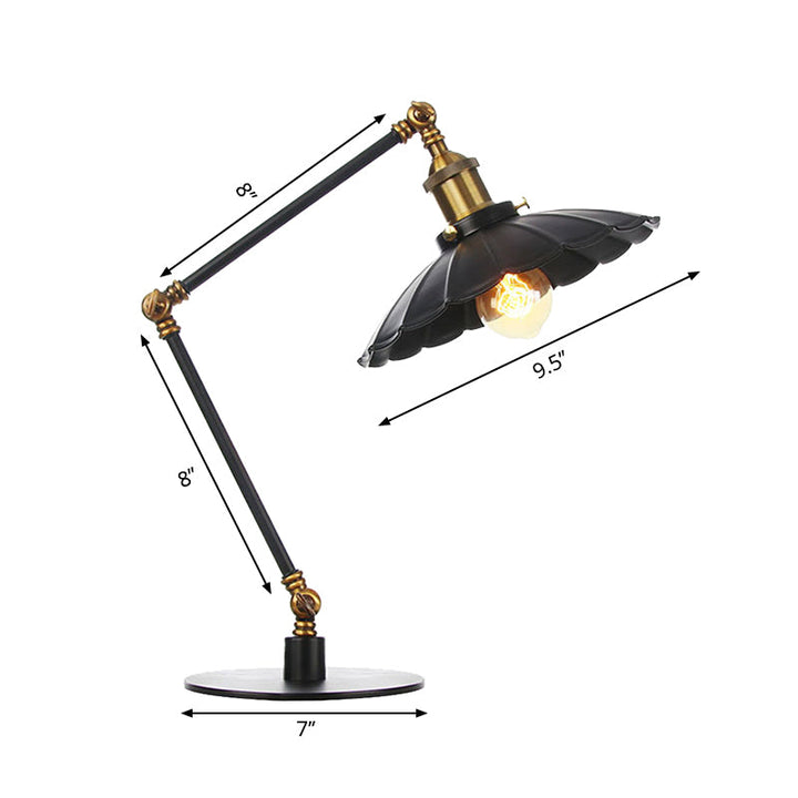 Lisslune | Lumineux - Vintage adjustable desk lamp