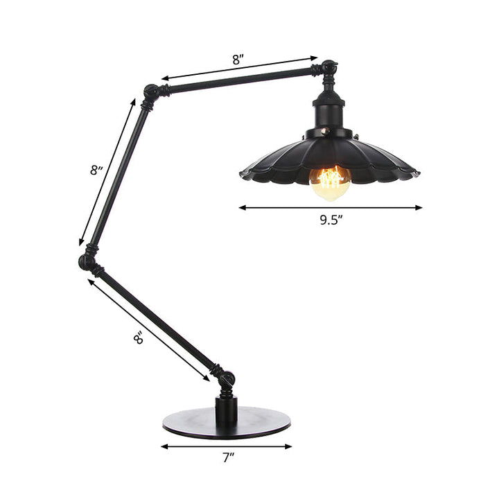 Lisslune | Lumineux - Vintage adjustable desk lamp