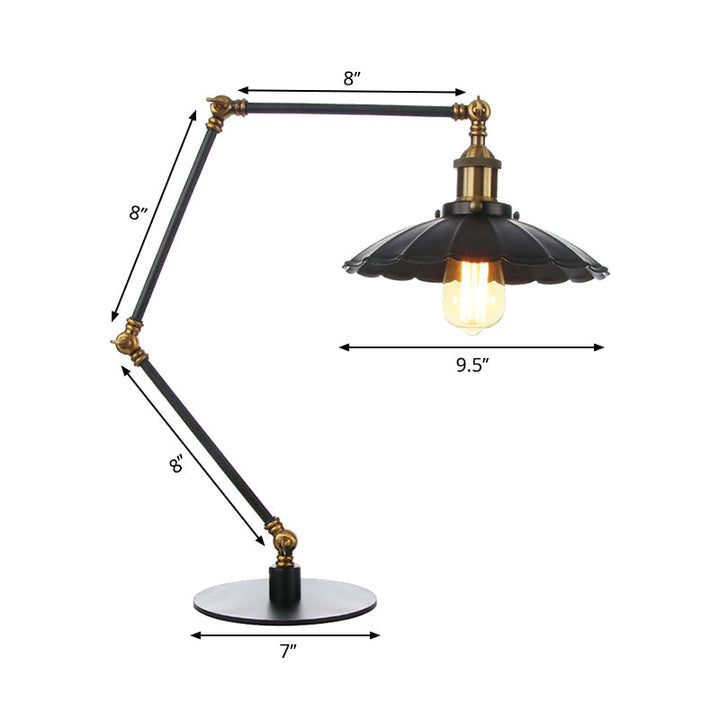 Lisslune | Lumineux - Vintage adjustable desk lamp