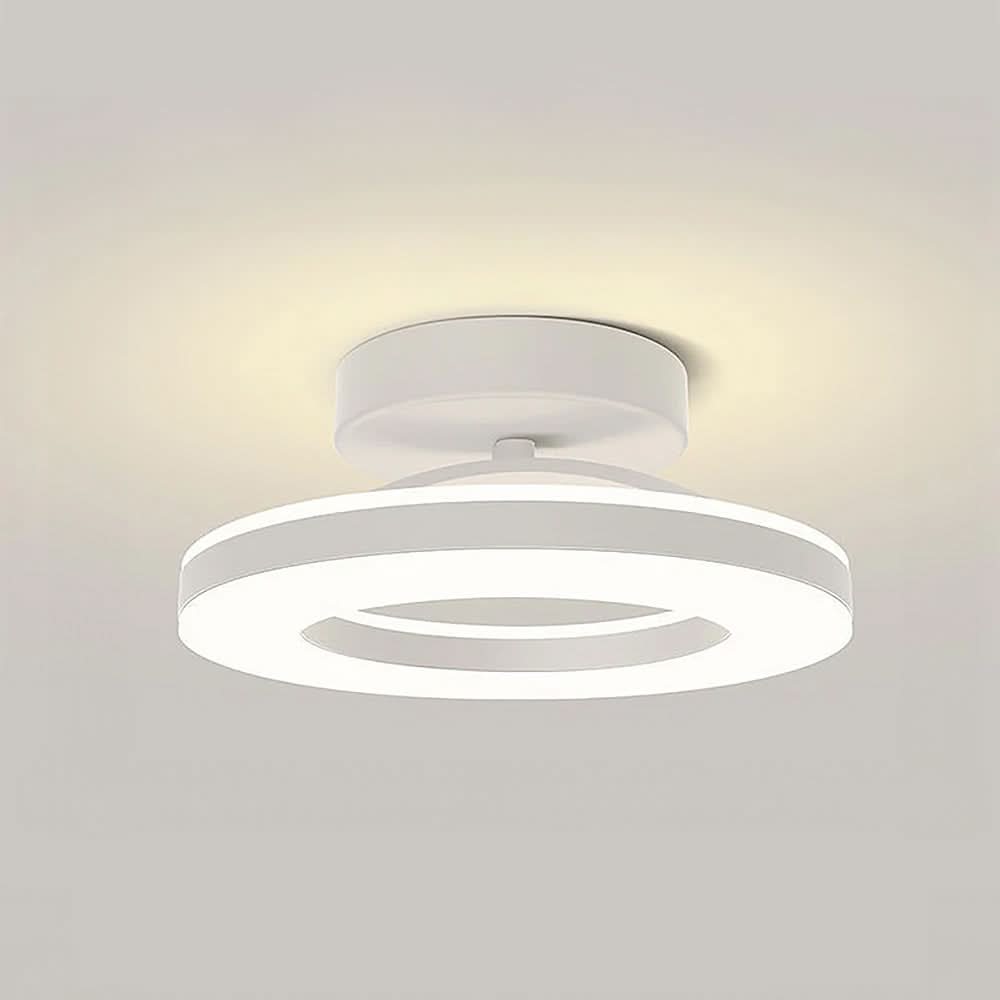 Lisslune | ZAYNO Black LED Ceiling Light – Modern Flush Mount