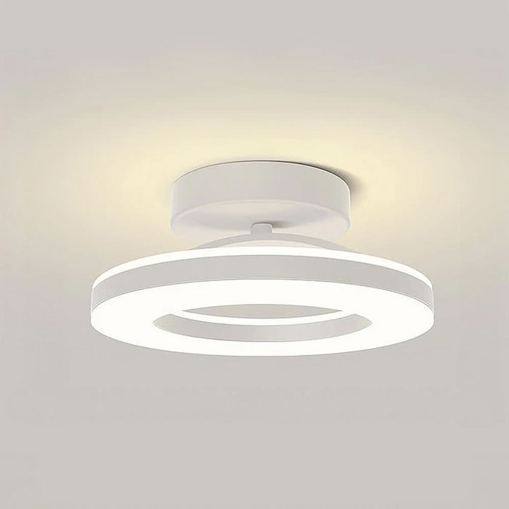 Lisslune | ZAYNO Black LED Ceiling Light – Modern Flush Mount