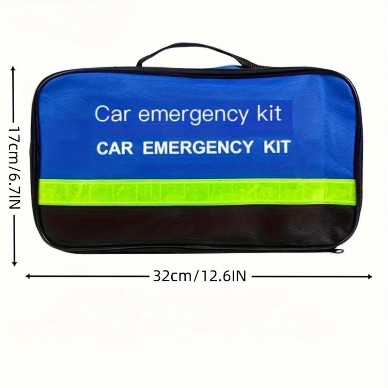 Lisslune | Car Emergency Kit – Complete Safety Set with Warning Triangle, Jump Cables, and Safety Vest
