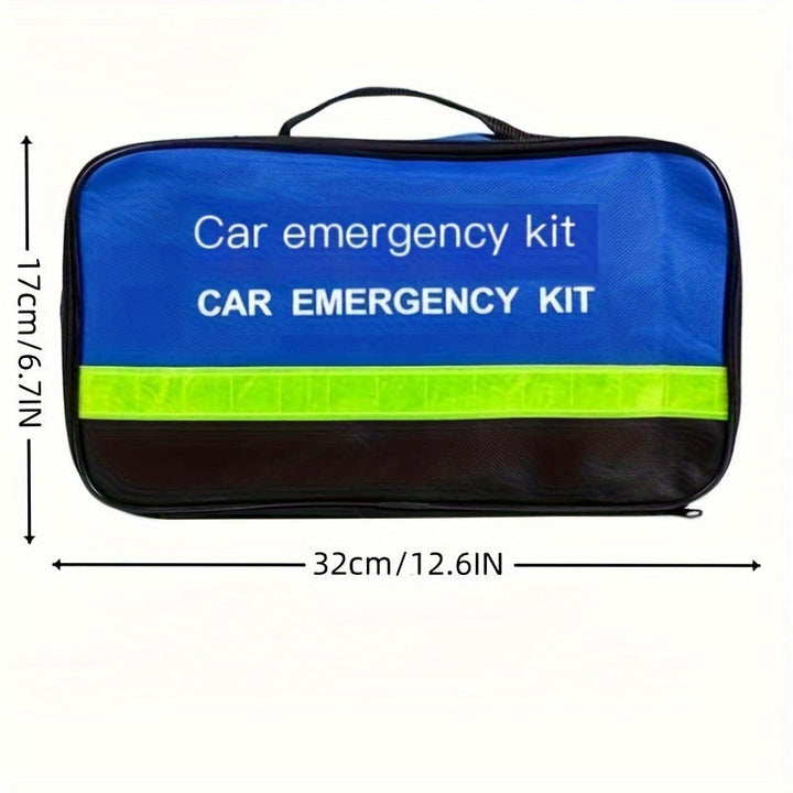 Lisslune | Car Emergency Kit – Complete Safety Set with Warning Triangle, Jump Cables, and Safety Vest