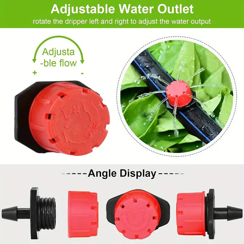 Lisslune | Adjustable Drip Nozzle – Spray Nozzle for Garden Irrigation Systems