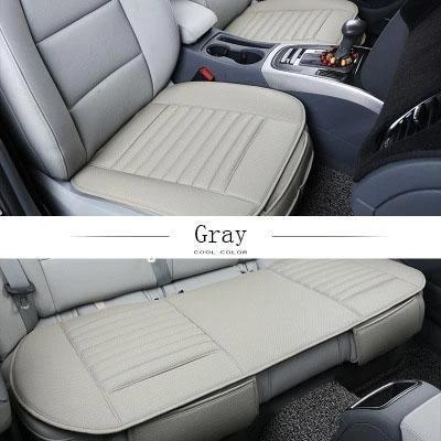 Lisslune | Leather Bamboo Charcoal Car Seat Cushion-Absorbing odor(Four Seasons Universal)