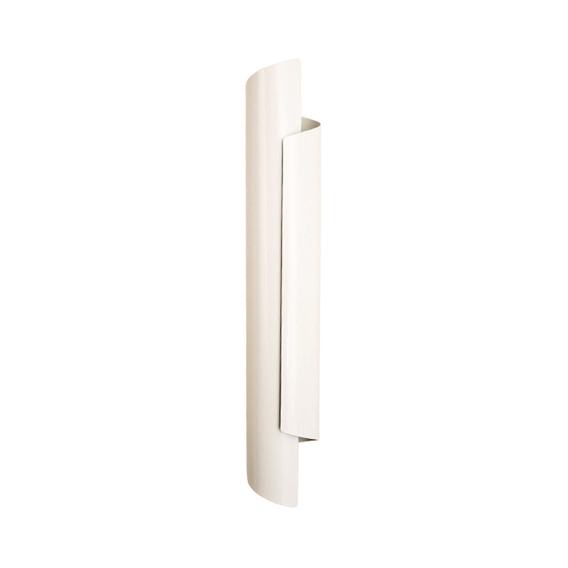 Skørter | Black/White/Gold curved wall lamp modernist iron 2-light wall sconce, 16"/21.5"/29.5" wide