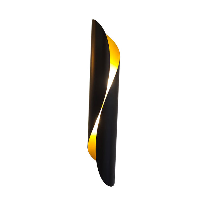 Skørter | 2-Head Roll Flush Mount Wall Light Minimalism Black/White Metal Wall Lighting