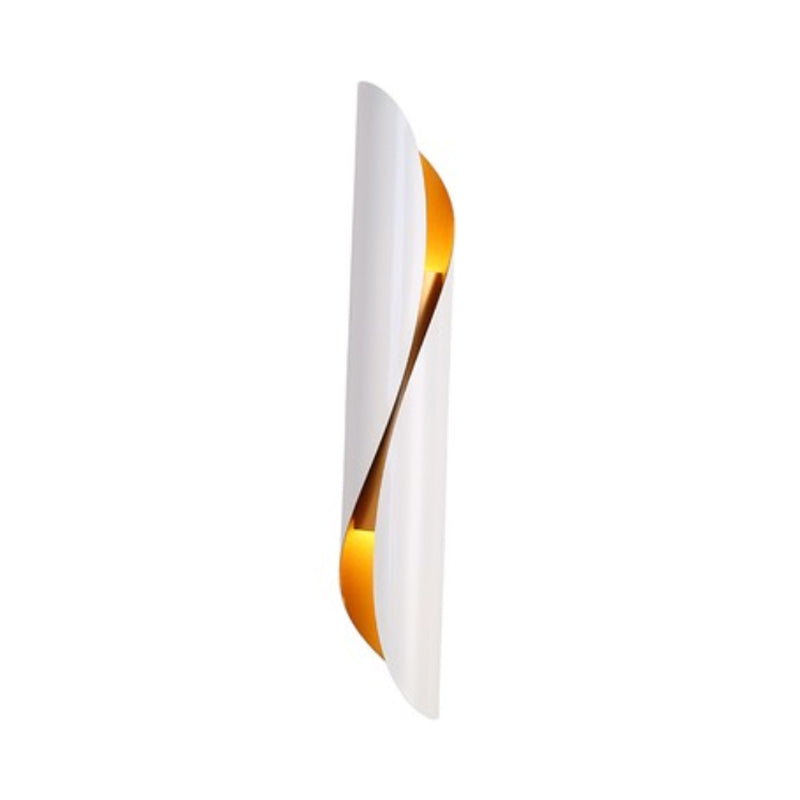 Skørter | 2-Head Roll Flush Mount Wall Light Minimalism Black/White Metal Wall Lighting