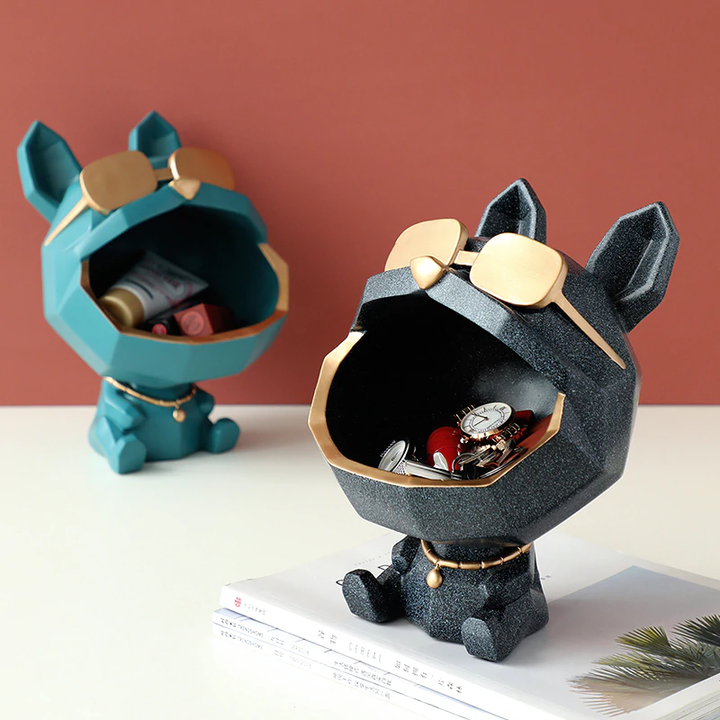 Rynx Creative Dog Figure Multifunctional Storage Box
