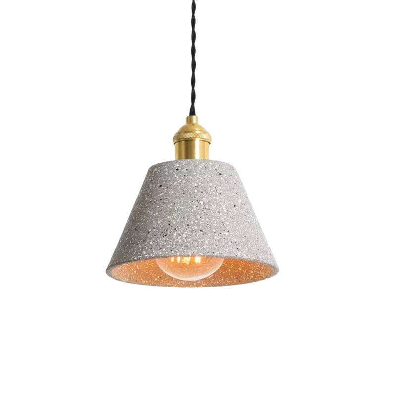 Lisslune | UrbanLume – Modern Cement Hanging Lamp