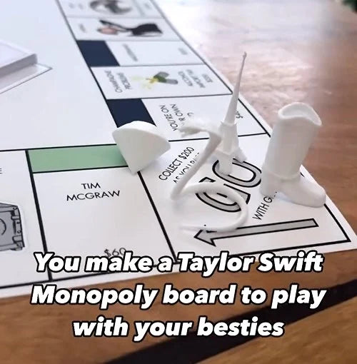 Lisslune | SWIFTOPOLY - TS 'Swiftie' Monopoly Board Game