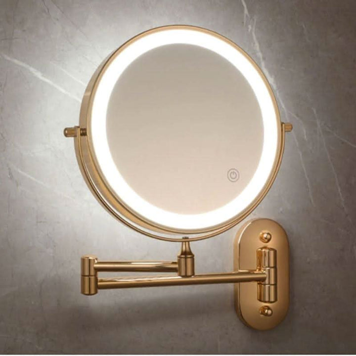 Lisslune | LUXMIRROR – Deluxe Golden Makeup Mirror