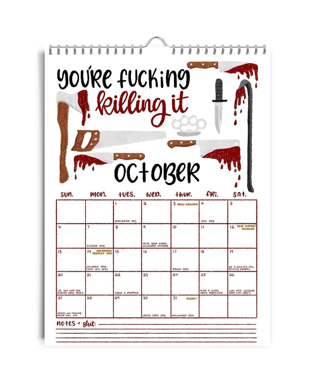 Lisslune | CALENDAR FOR 2025 – DAMN IT AGAIN