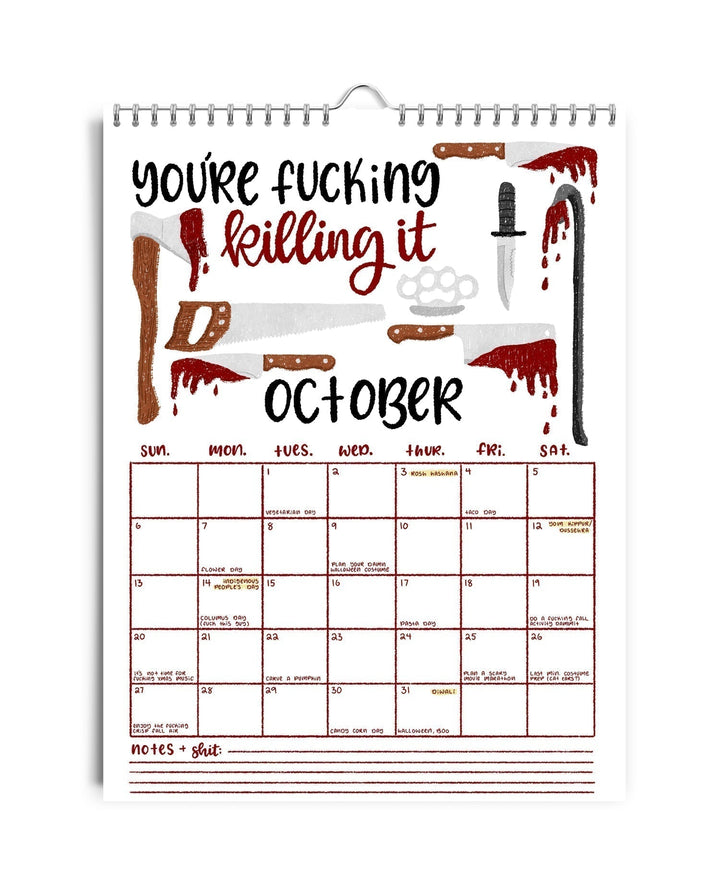 Lisslune | CALENDAR FOR 2025 – DAMN IT AGAIN