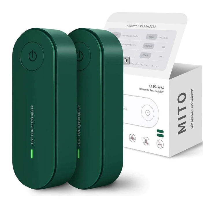 Lisslune | Pack of 2 Ultrasonic Insect Repellent Plug In Mosquito Repellent